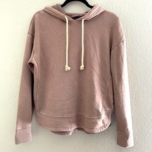 dusty rose university threads hoodie